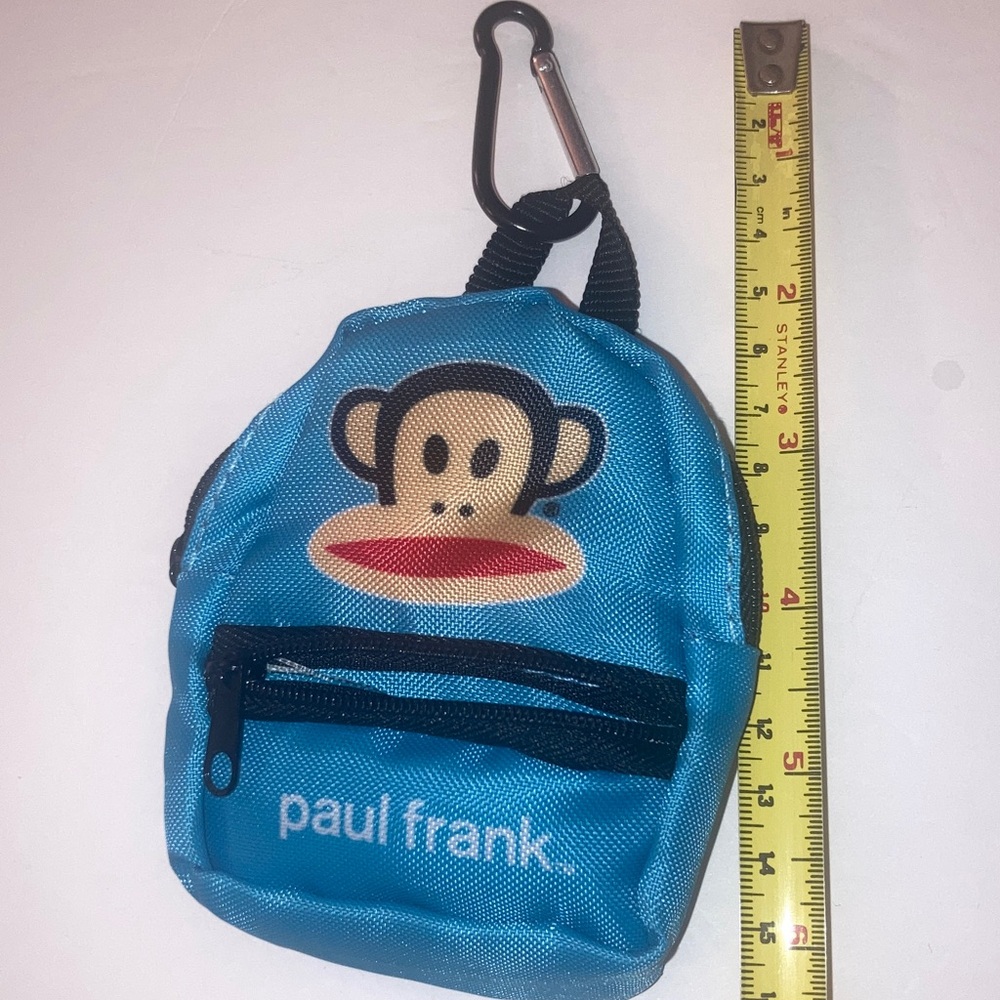 Paul Frank Turquoise Backpack Keychain - Picture 6 of 7